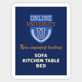 Online University Sticker